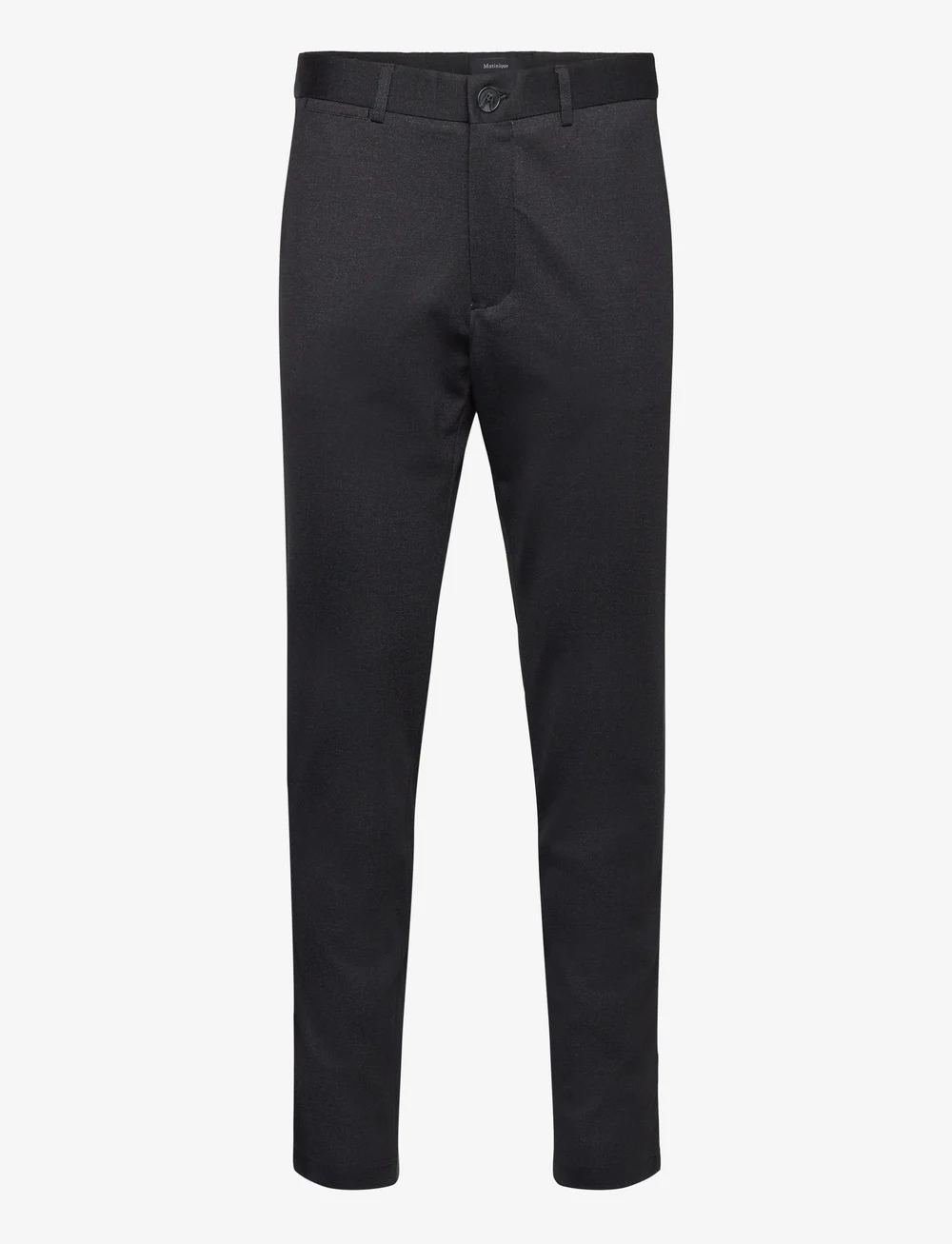 Matinique - MAliam Jersey Pant - vabaaja püksid - dark grey melange - 1