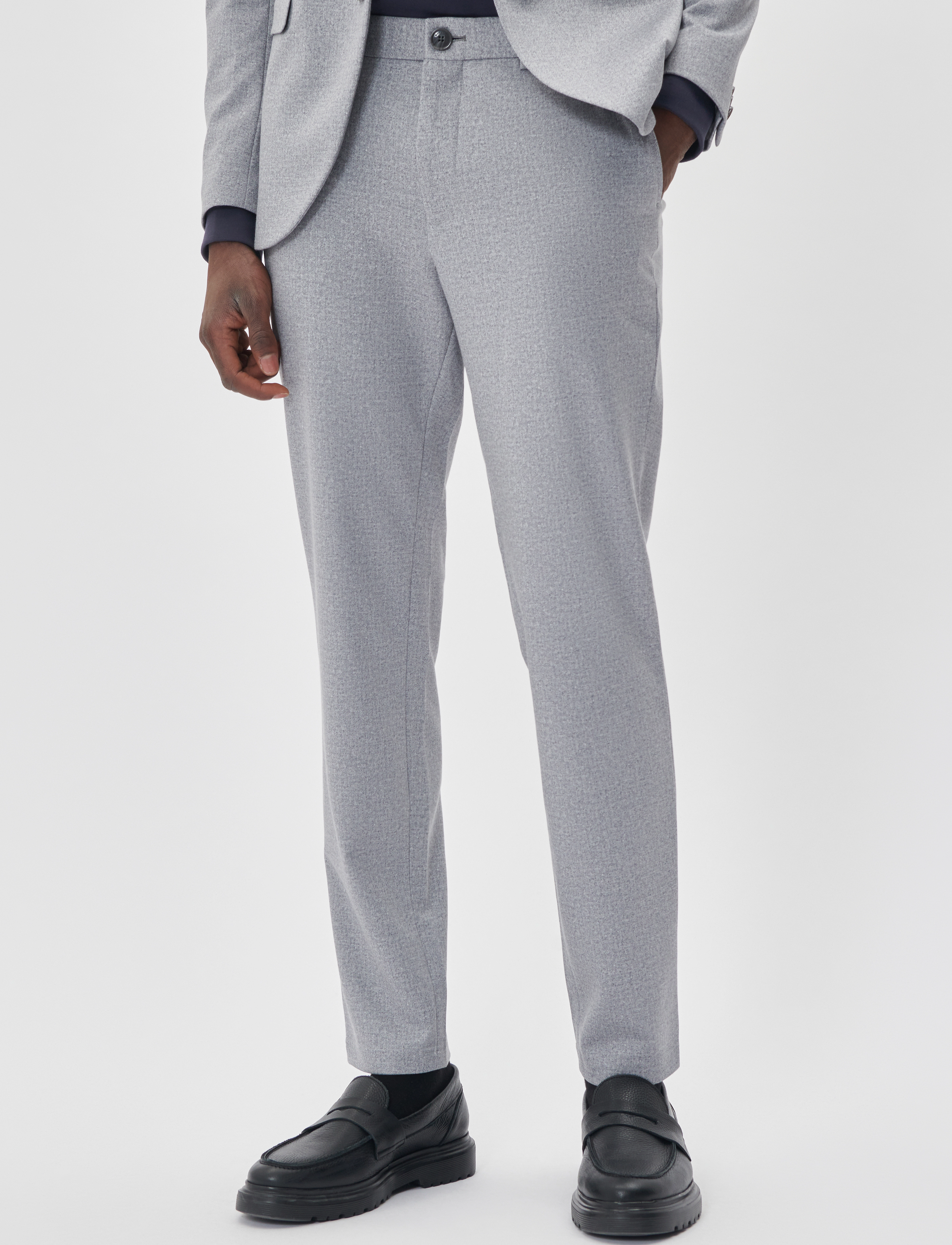 Matinique MAliam Jersey Pant - Bukser - MEDIUM GREY MELANGE / grey