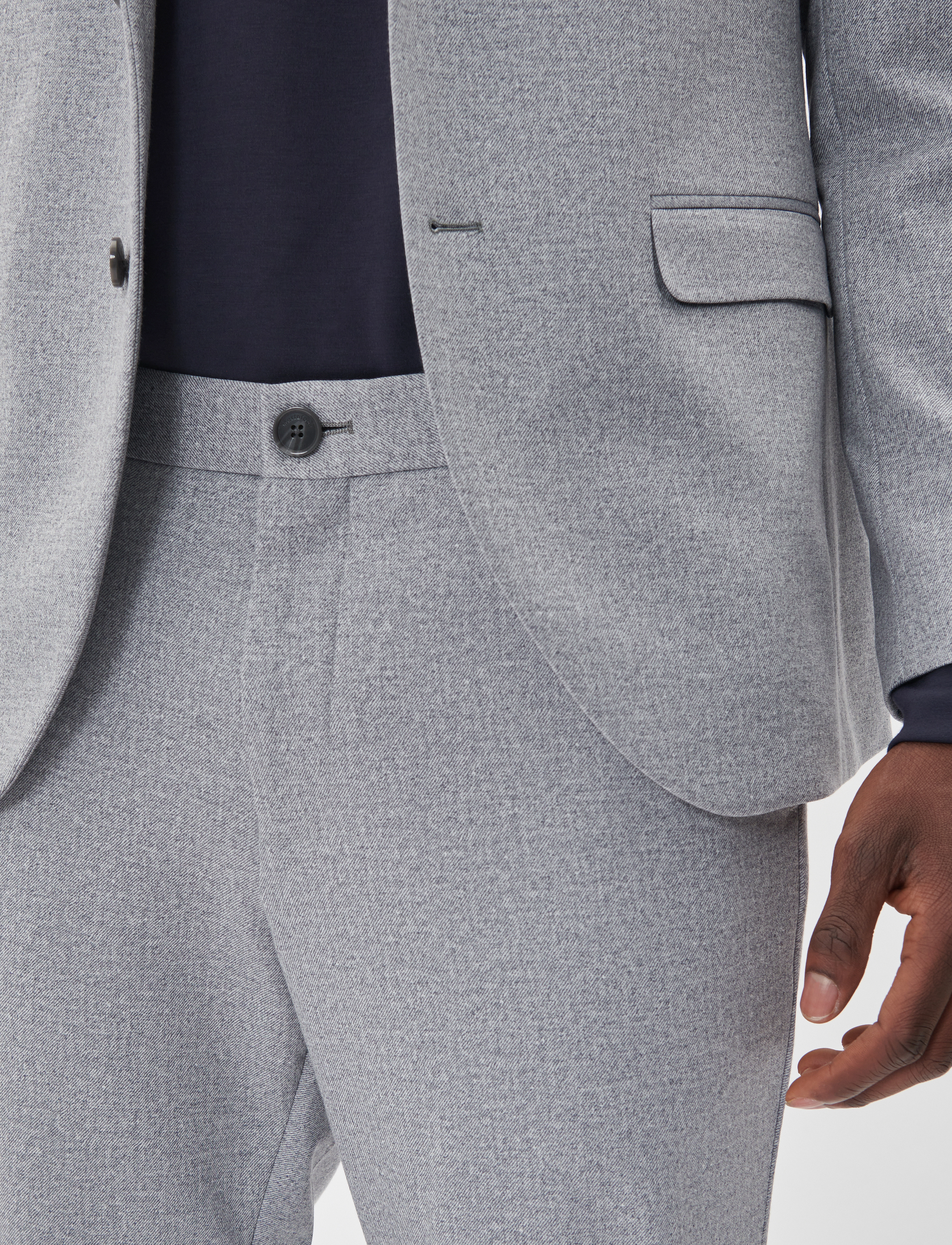 Matinique - MAliam Jersey Pant - mehed - medium grey melange - 5