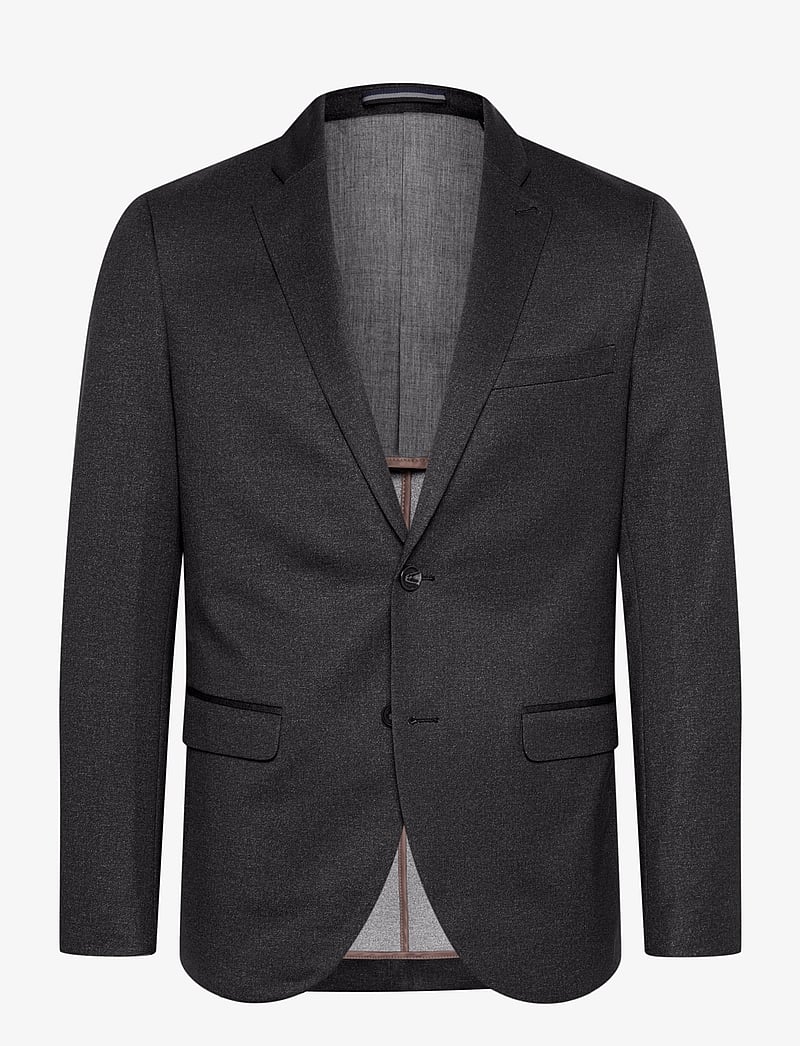 Matinique - MAgeorge Jersey - vienaeiliai švarkai - dark grey melange - 1