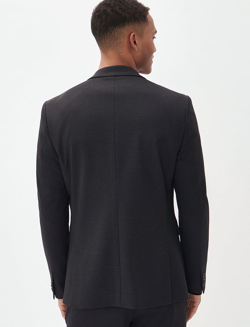 Matinique - MAgeorge Jersey - vienaeiliai švarkai - dark grey melange - 4