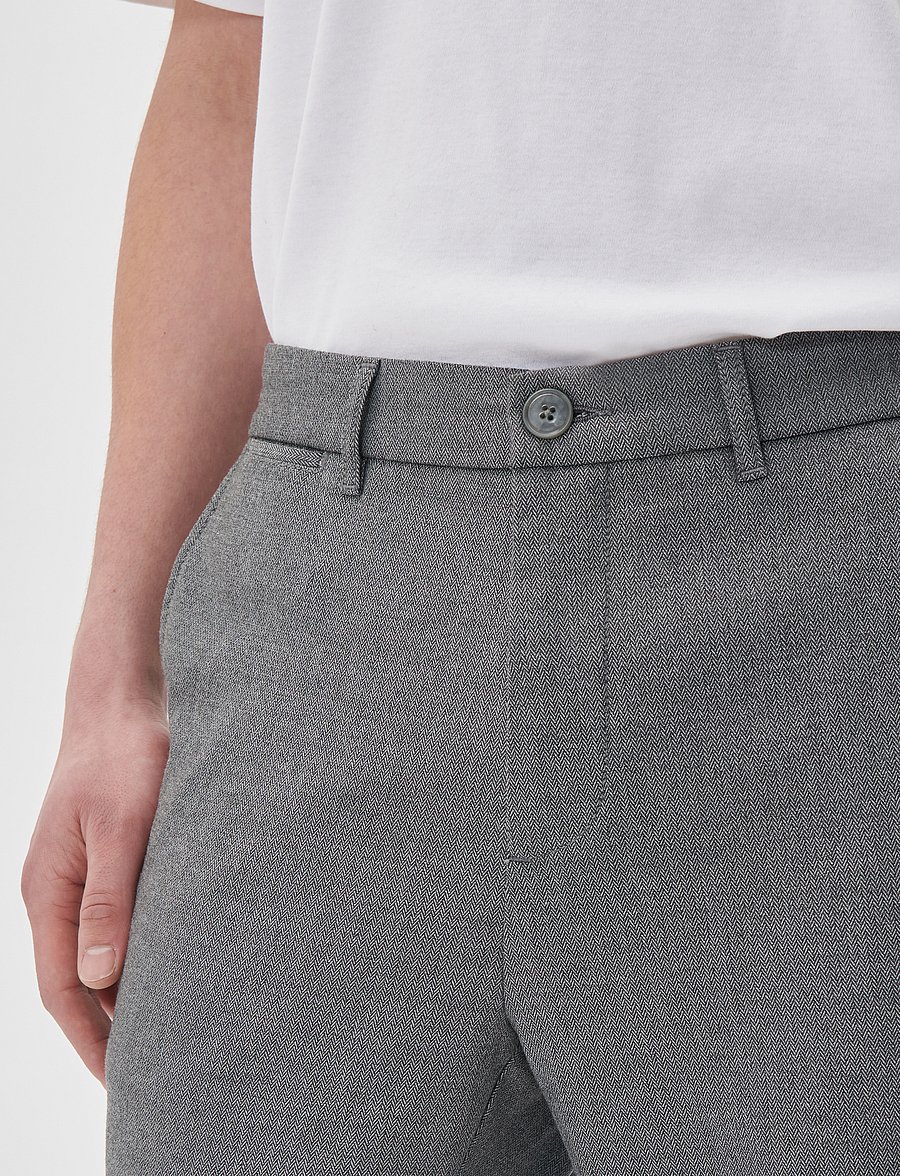 Matinique - MAliam Pant - Ülikonnapüksid - medium grey melange - 5