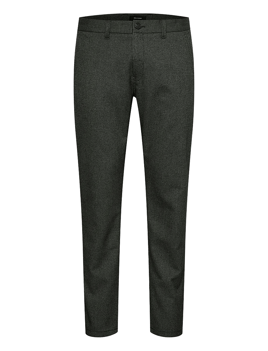 Matinique - MAparker Pant - kostymbyxor - dark grey melange - 1
