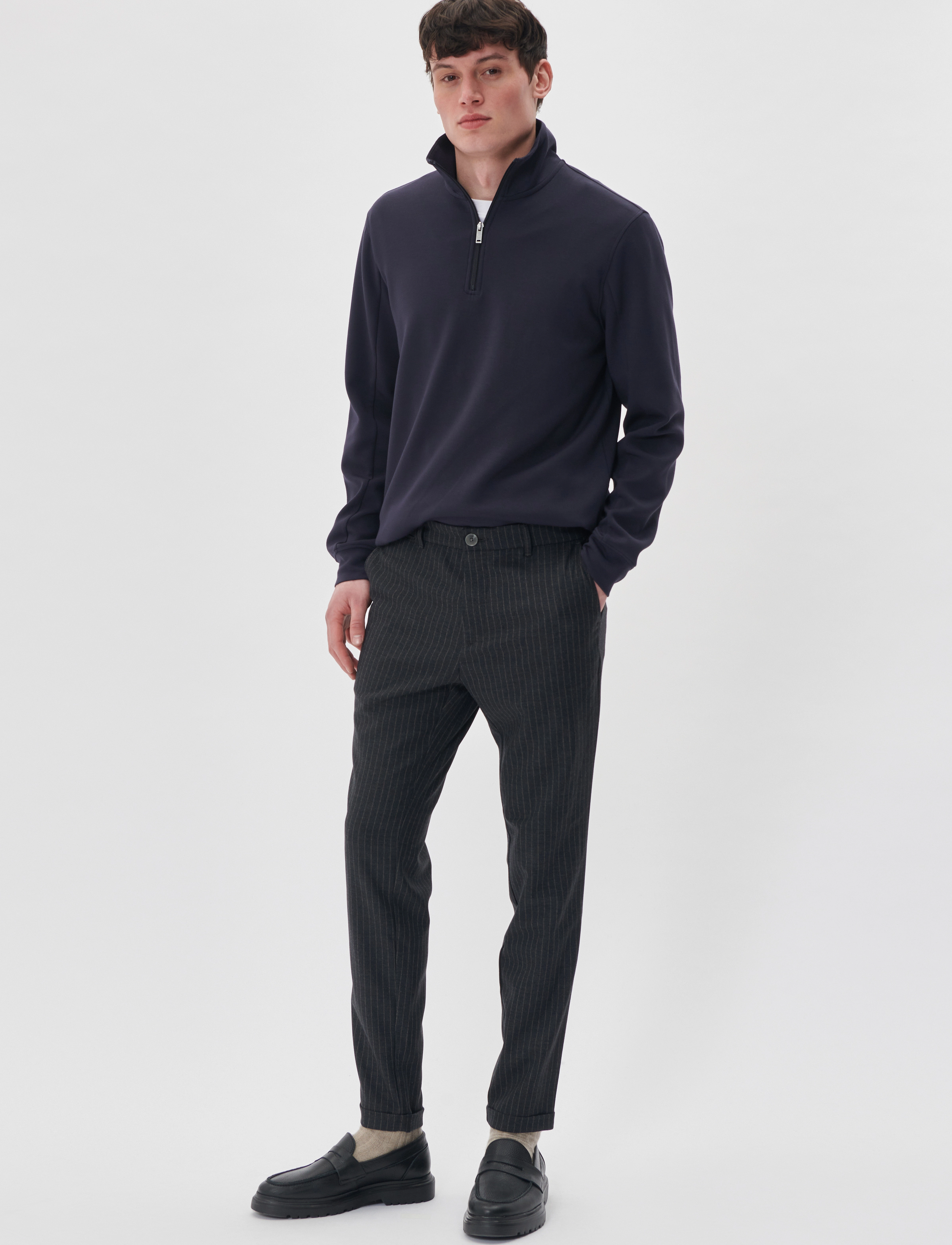 Matinique - MAliam Pant - casual bukser - medium grey melange - 3