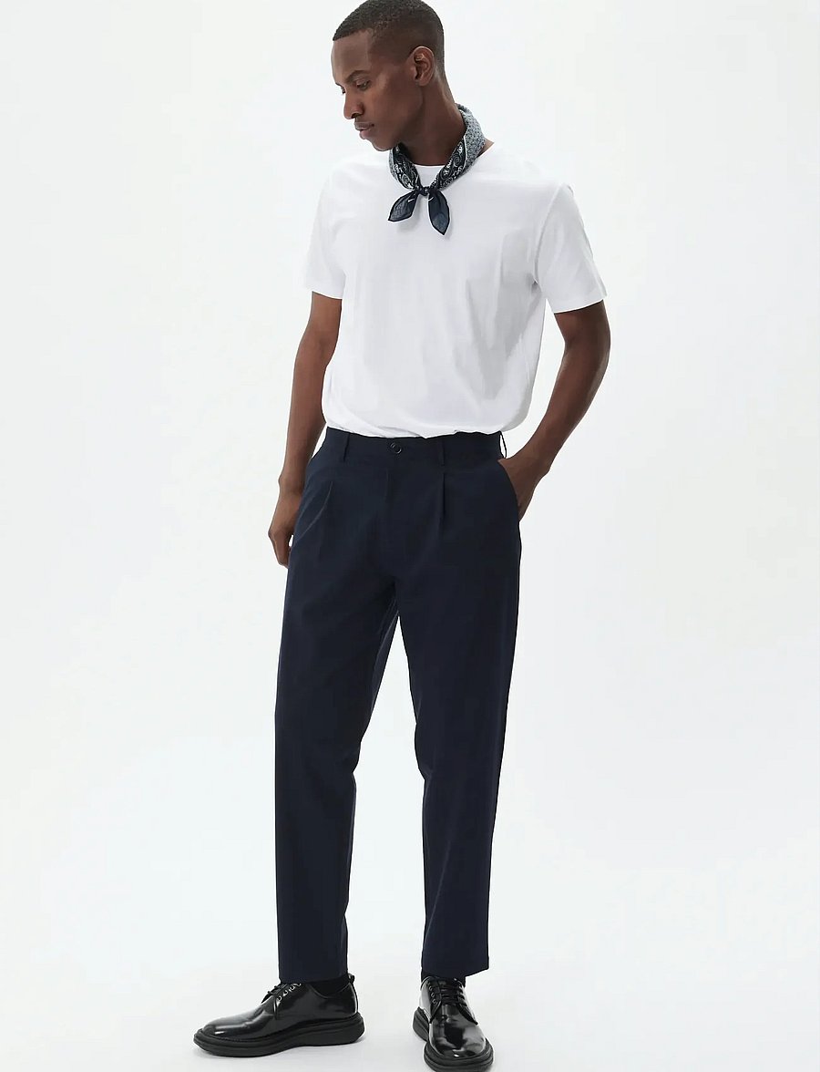 Matinique - MAkian Pant - freizeithosen - dark navy - 3