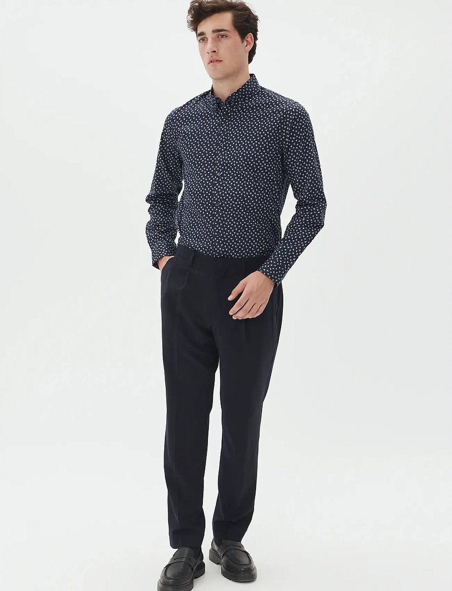 Matinique - MAtrostol BD - koszule we wzory - dark navy - 0