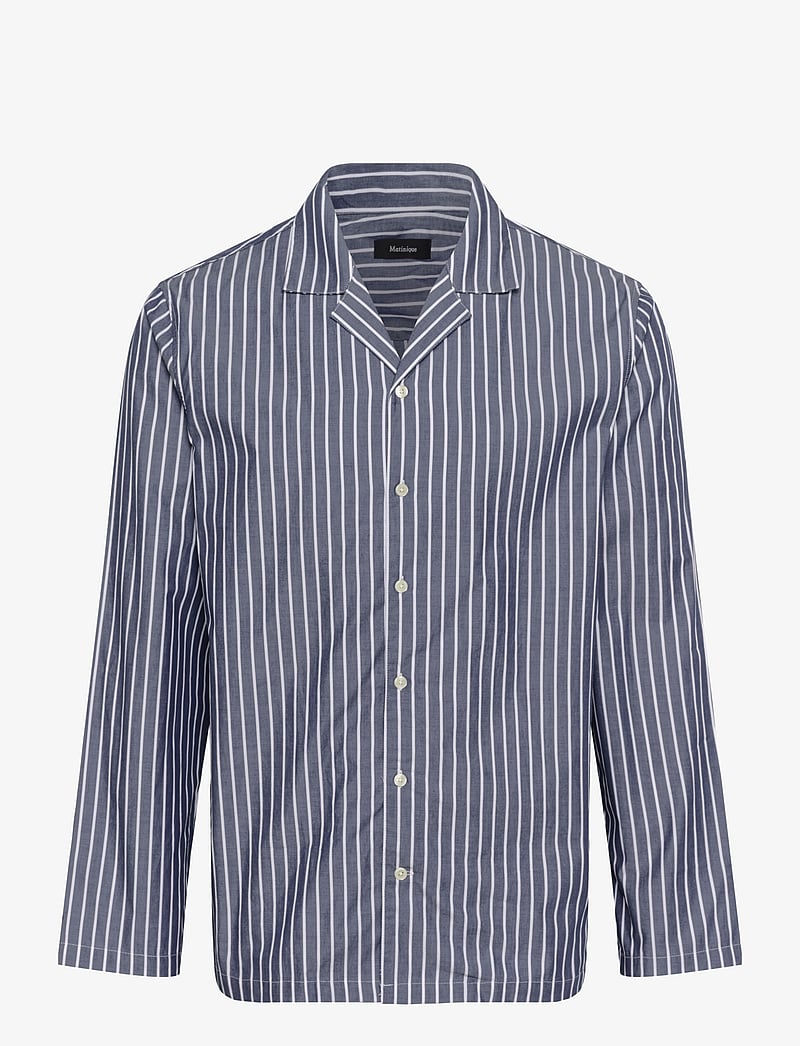 Matinique - MAemerson PJ Long - strīpaini krekli - dark navy - 1