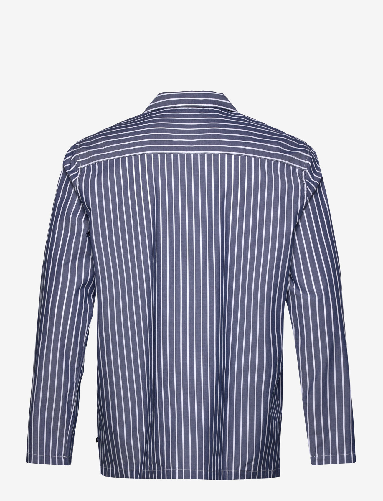 Matinique - MAemerson PJ Long - raidalliset kauluspaidat - dark navy - 2