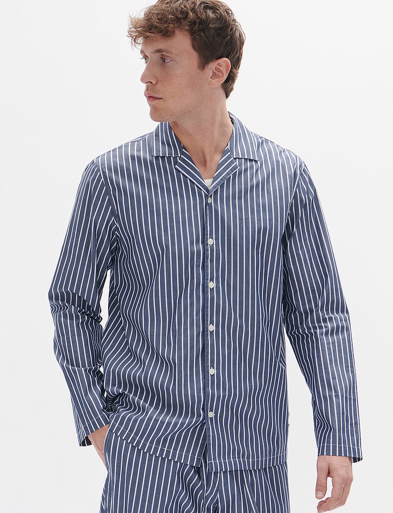 Matinique - MAemerson PJ Long - strīpaini krekli - dark navy - 0