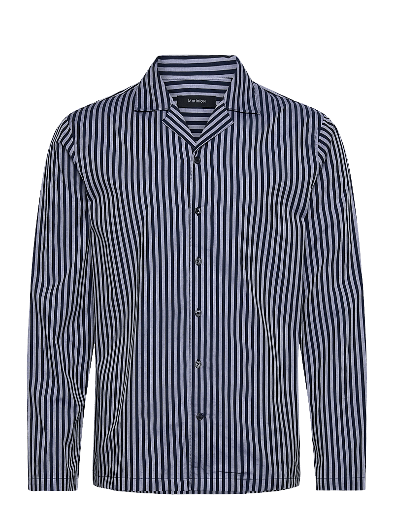Matinique - MAemerson PJ Long - stribede skjorter - pageant blue - 0