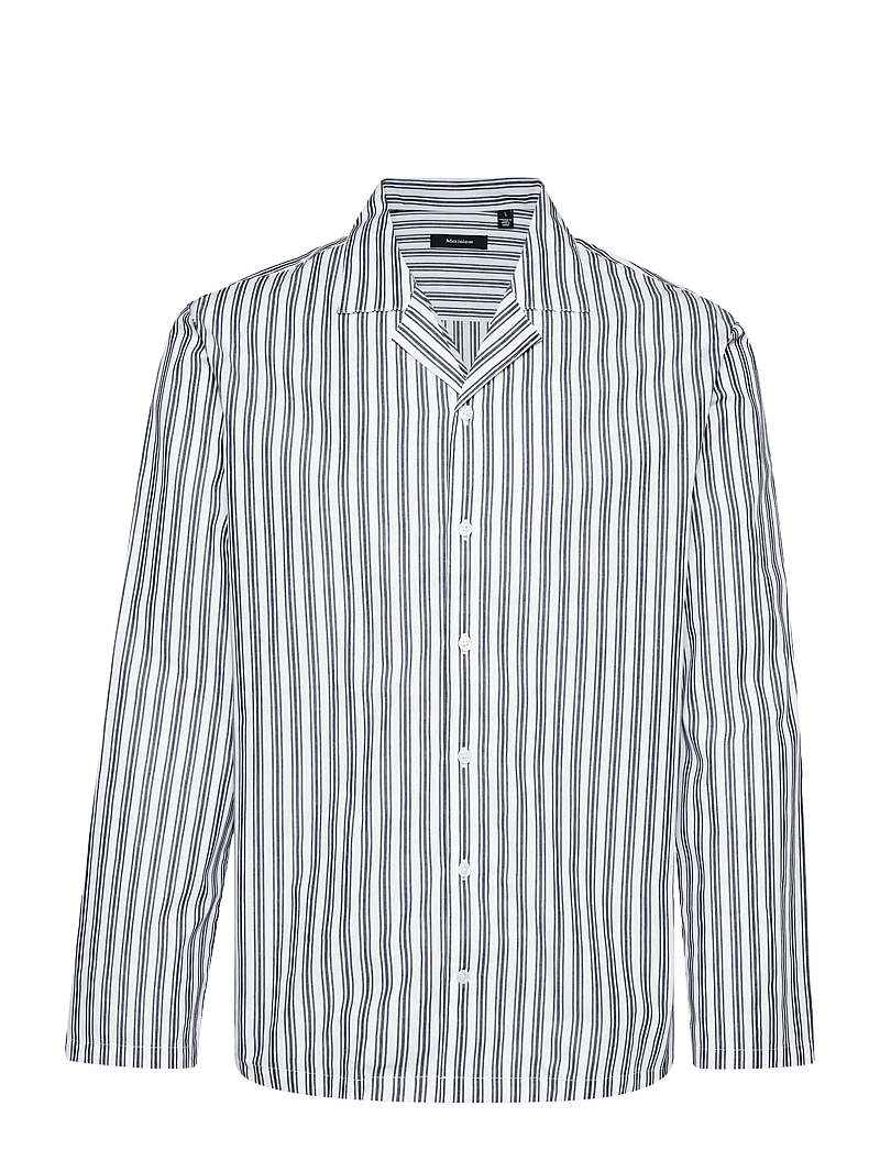 Matinique - MAemerson PJ Long - gestreepte overhemden - white - 1