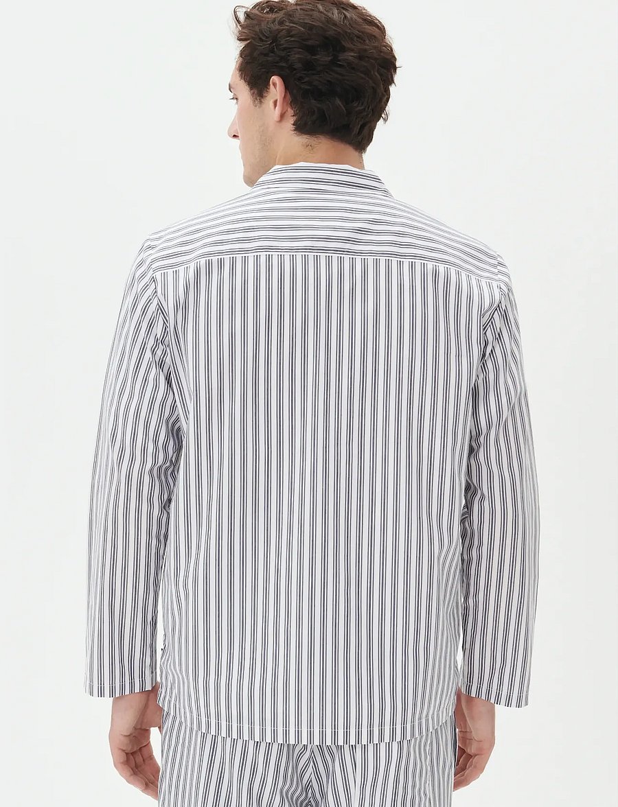 Matinique - MAemerson PJ Long - gestreifte hemden - white - 4