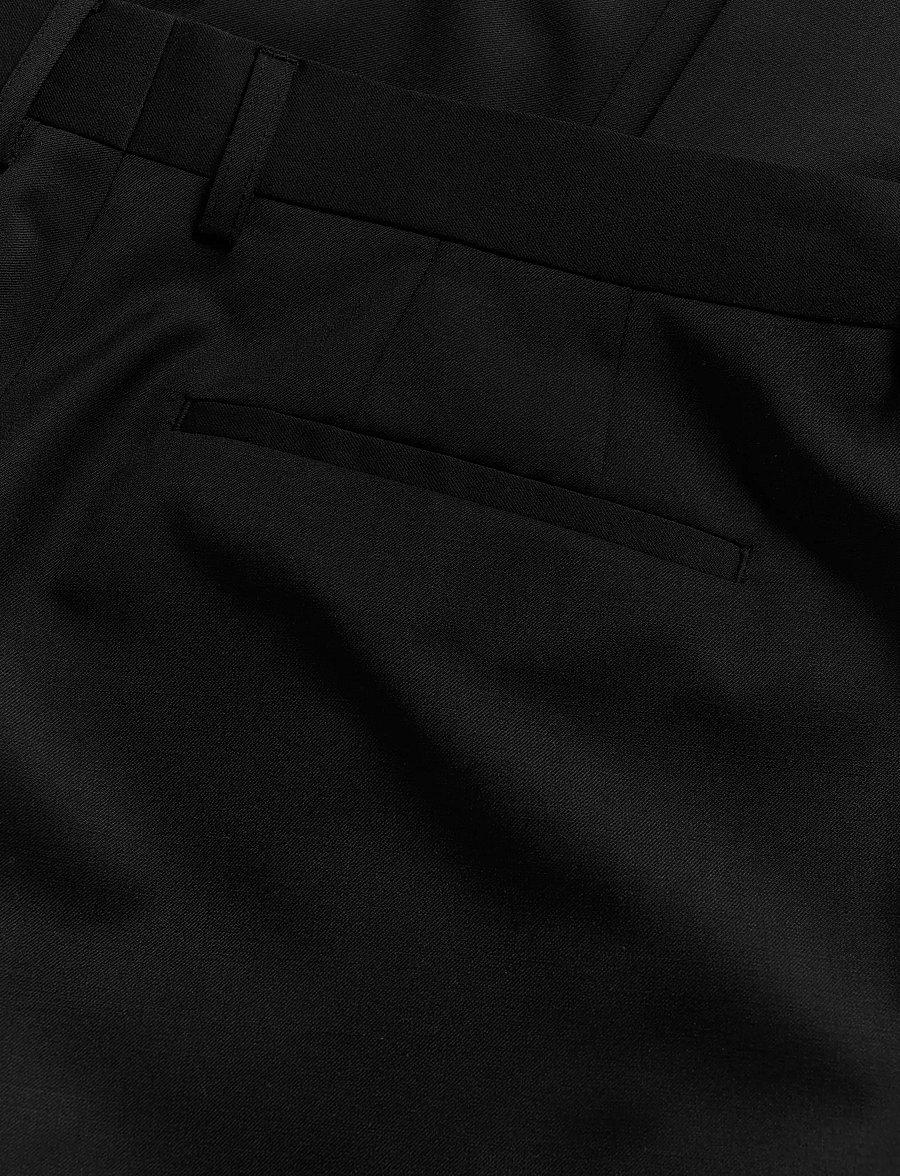 Matinique - MAweller Tux Pleat Pant - uzvalka bikses - black - 5