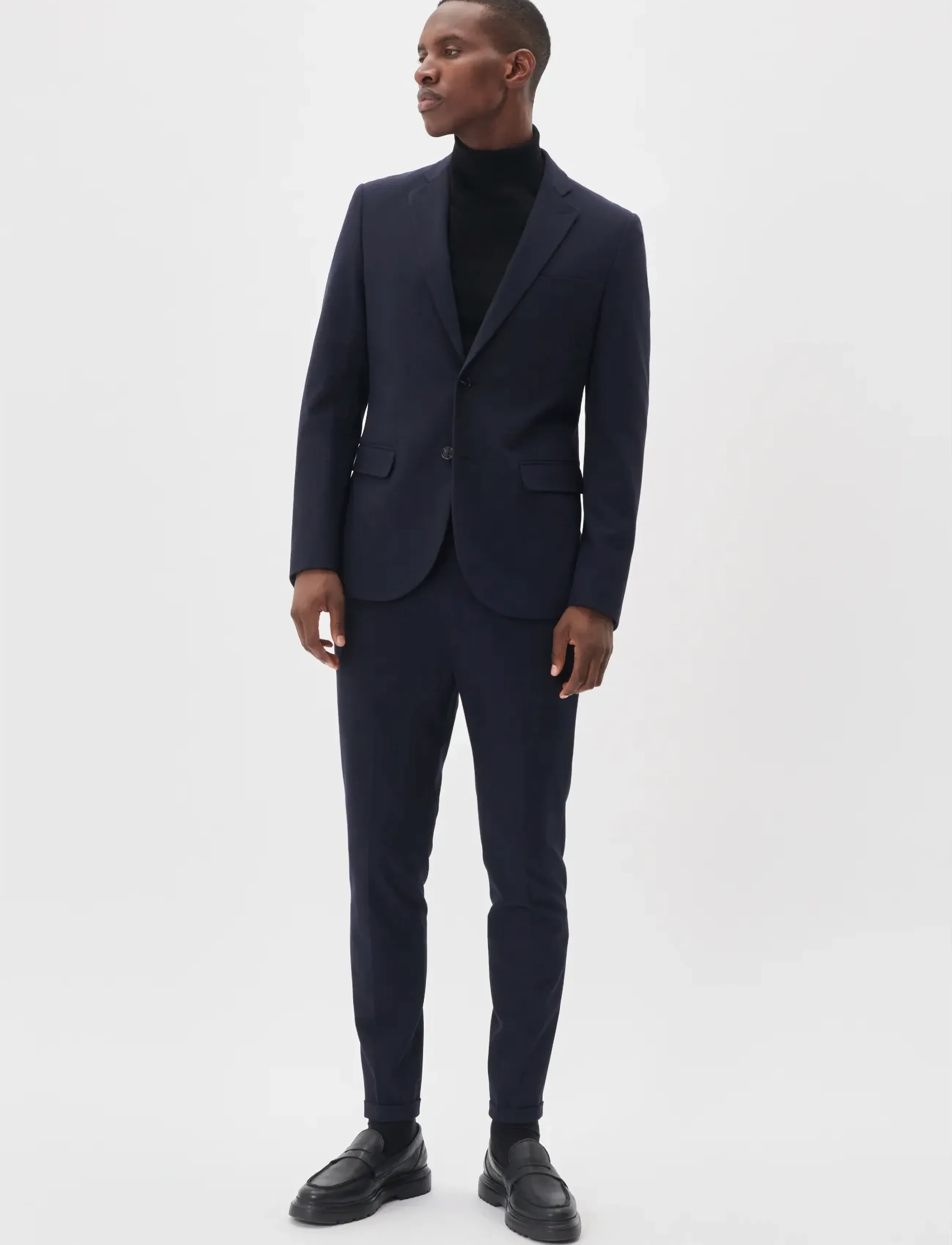 Matinique - MAgeorge - Ühe rinnatisega pintsakud - dark navy - 3