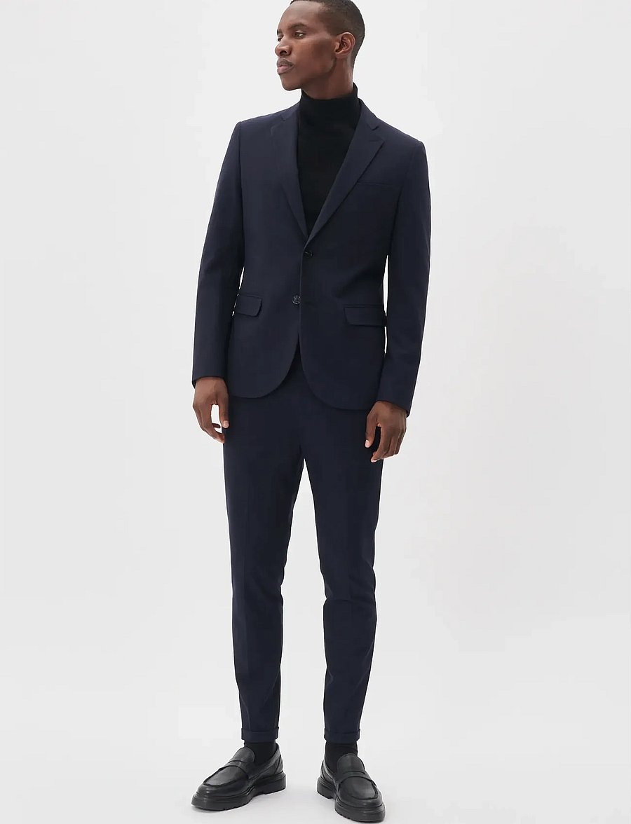 Matinique - MAgeorge - enkeltradede blazere - dark navy - 3