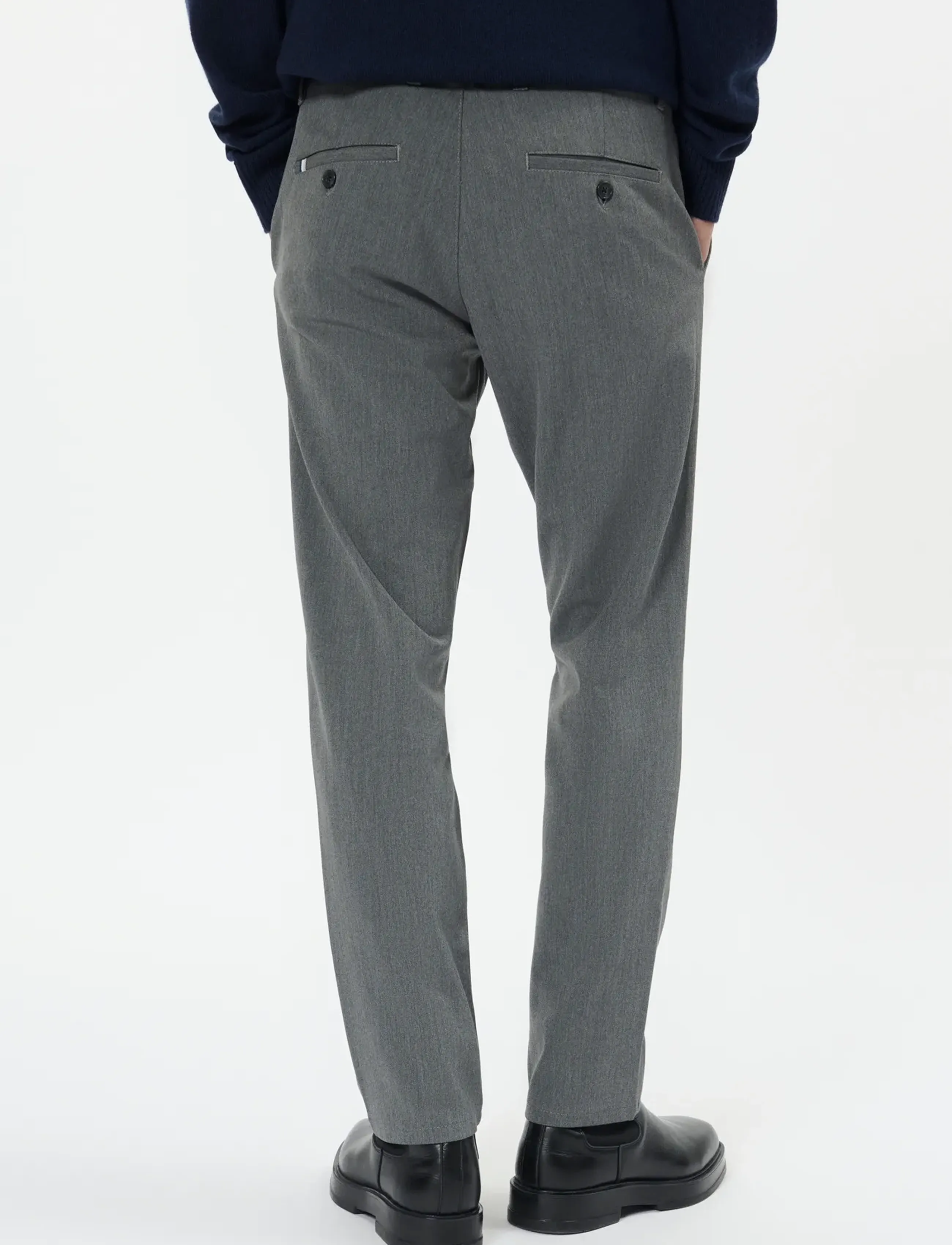 Matinique - MAPristu - suit trousers - medium grey melange - 3