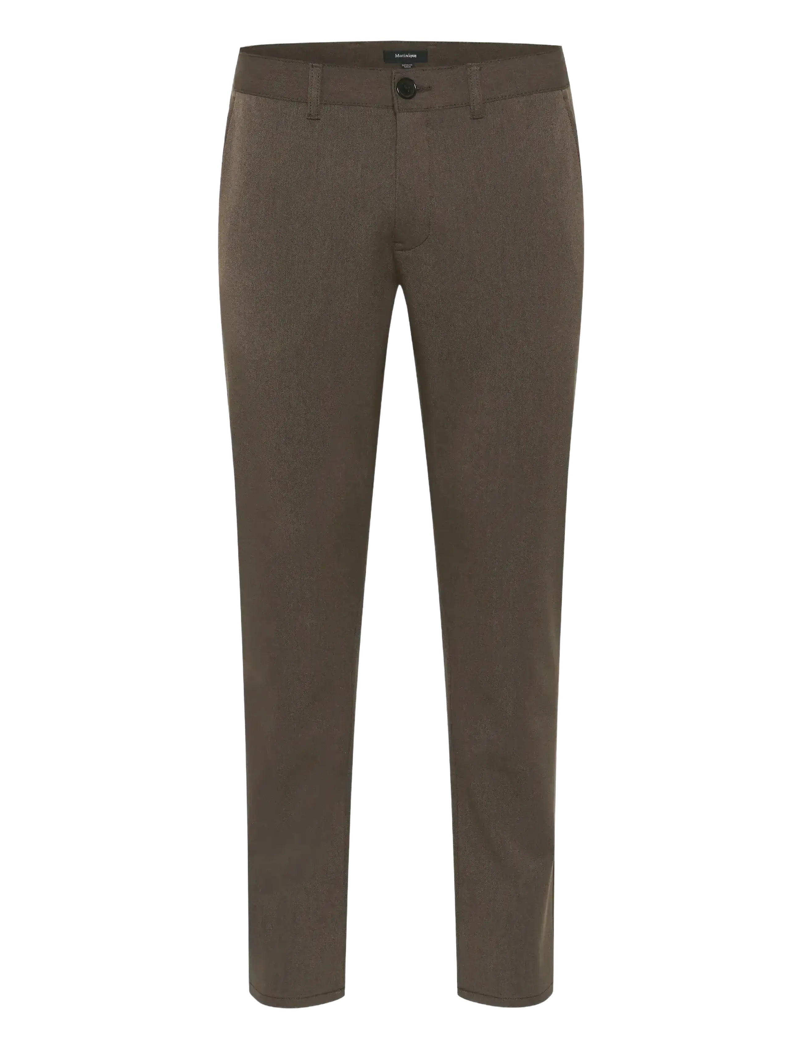 Matinique MAPristu - Casual bukser - MOREL MELANGE / brown