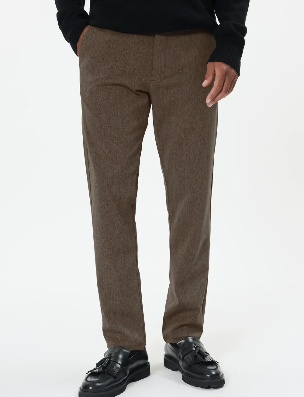 Matinique - MAPristu - Ülikonnapüksid - morel melange - 0