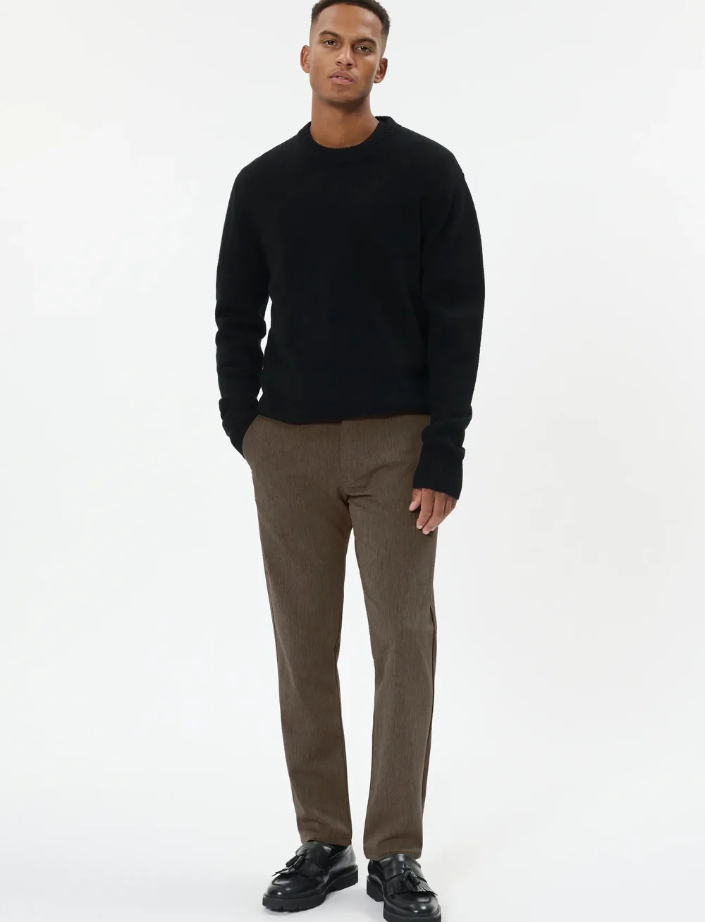 Matinique - MAPristu - Ülikonnapüksid - morel melange - 2