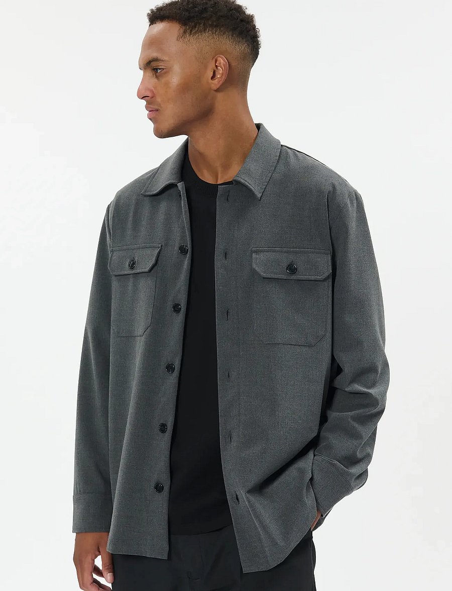 Matinique - MADamo - Überhemden - medium grey melange - 0