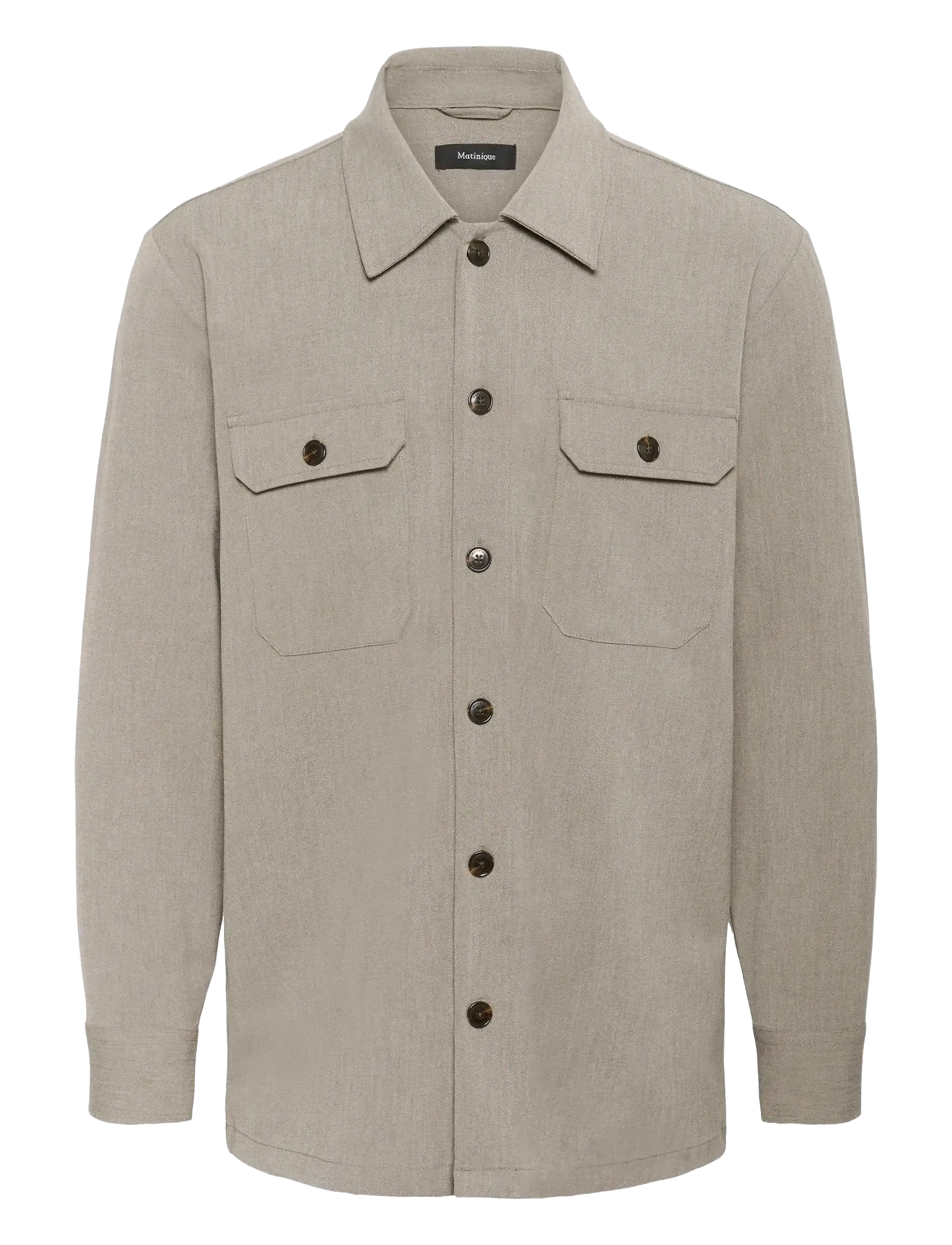 Matinique MADamo - Overshirts - WALNUT MELANGE / beige