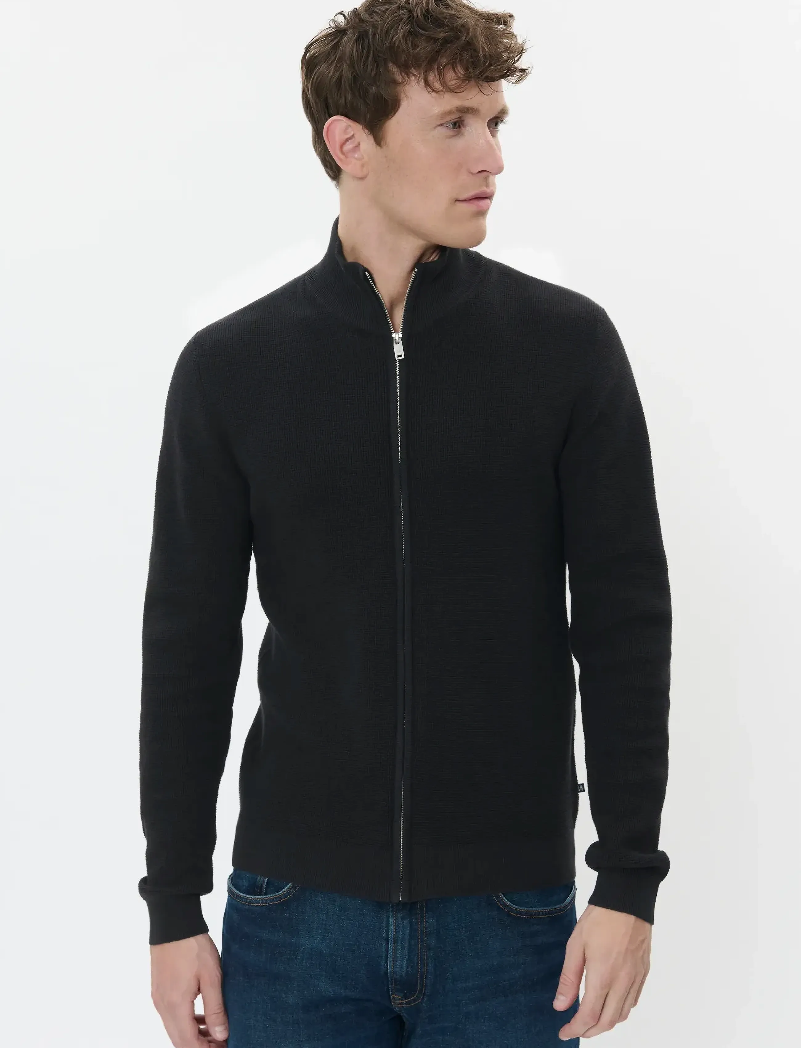 Matinique MAlagoon Cardigan - Strickmode - BLACK / black