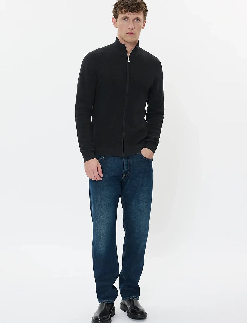 Matinique - MAlagoon Cardigan - pullover mit durchgehendem reißverschluss - black - 3