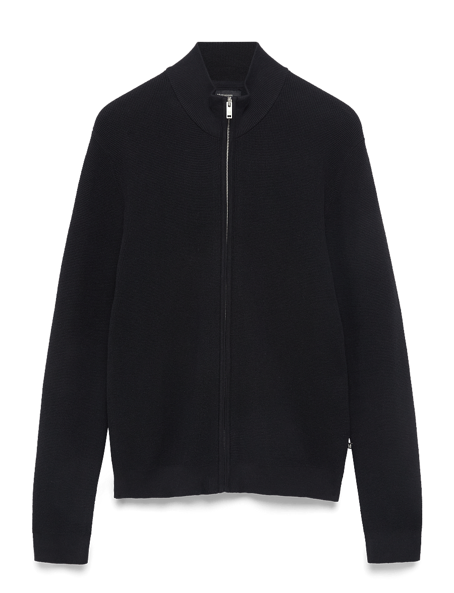 Matinique - MAlagoon Cardigan - pullover mit durchgehendem reißverschluss - black - 1