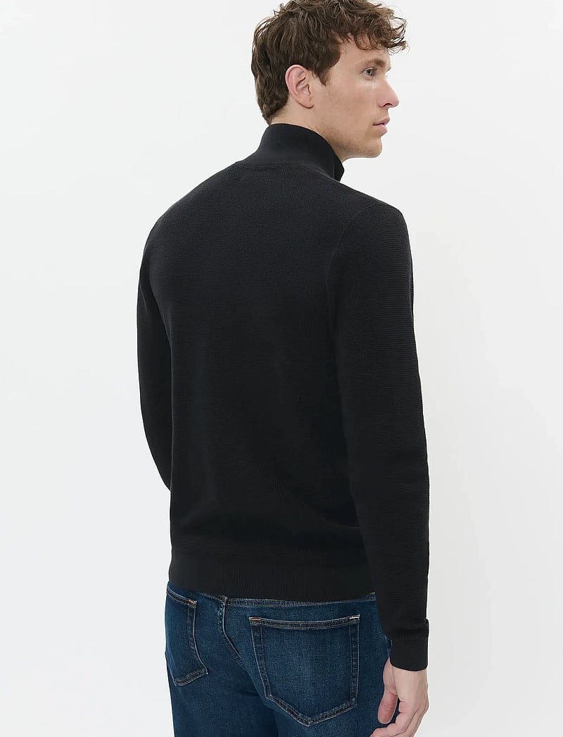 Matinique - MAlagoon Cardigan - pullover mit durchgehendem reißverschluss - black - 4