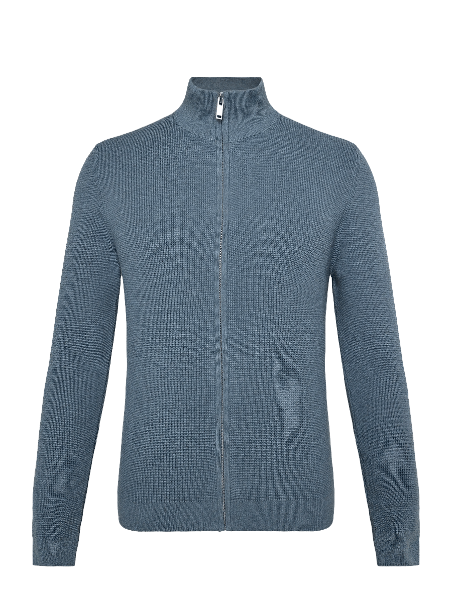 Matinique - MAlagoon Cardigan - pullover mit durchgehendem reißverschluss - captain's blue melange - 1