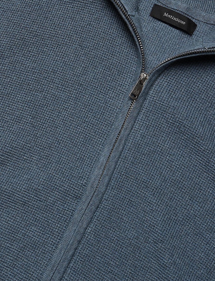 Matinique - MAlagoon Cardigan - pullover mit durchgehendem reißverschluss - captain's blue melange - 3