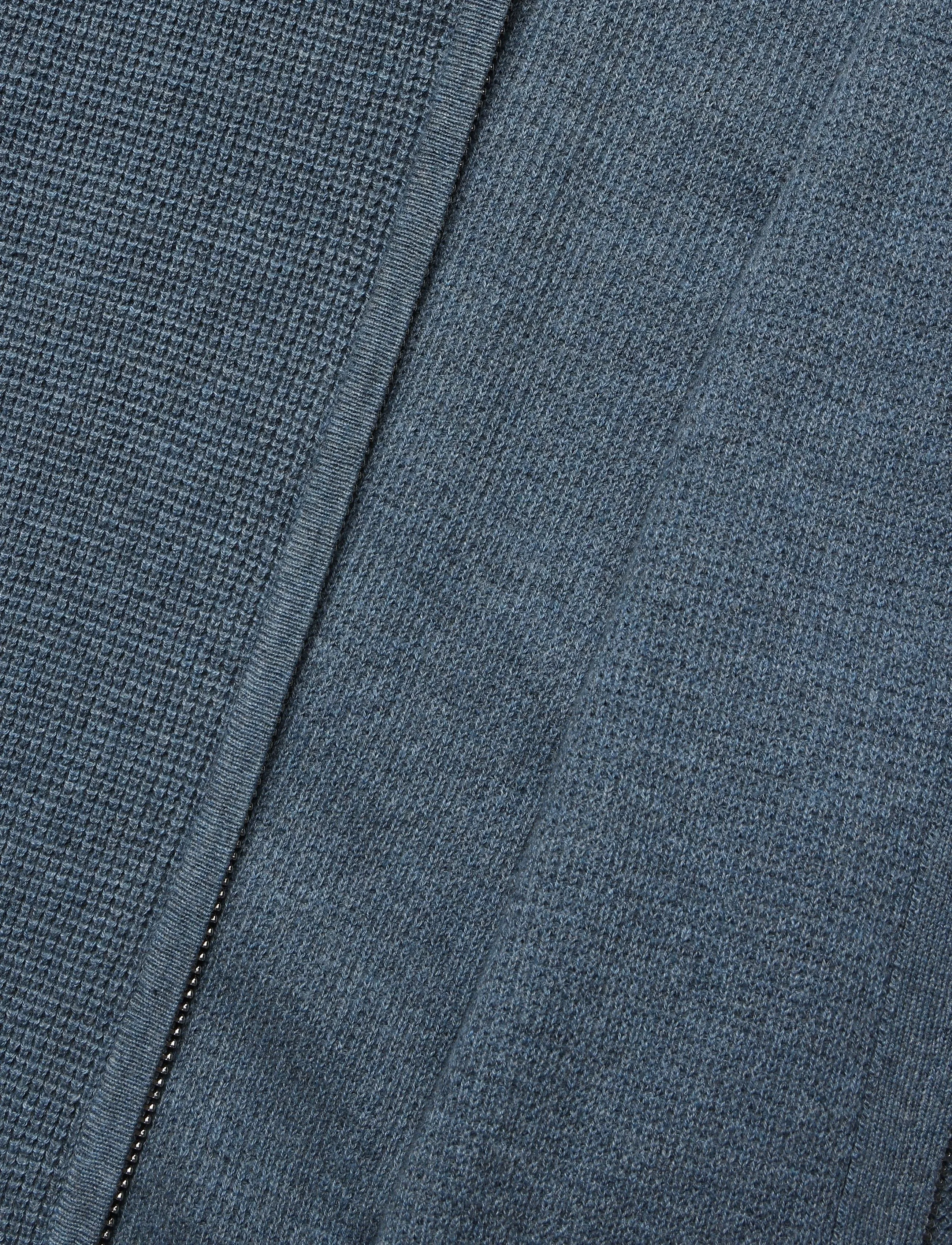 Matinique - MAlagoon Cardigan - pullover mit durchgehendem reißverschluss - captain's blue melange - 5