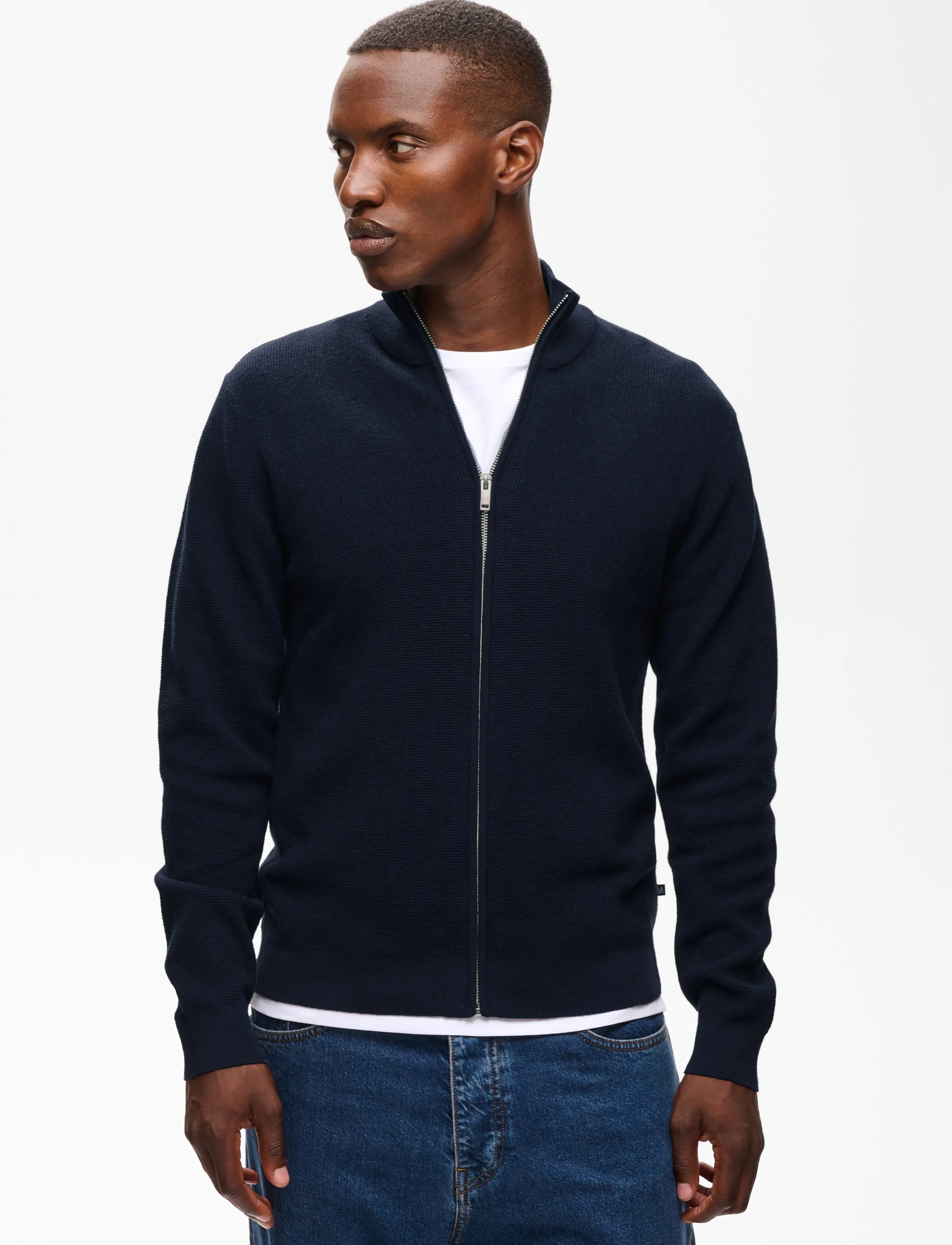 Matinique MAlagoon Cardigan - Kollektionen - DARK NAVY MELANGE / navy