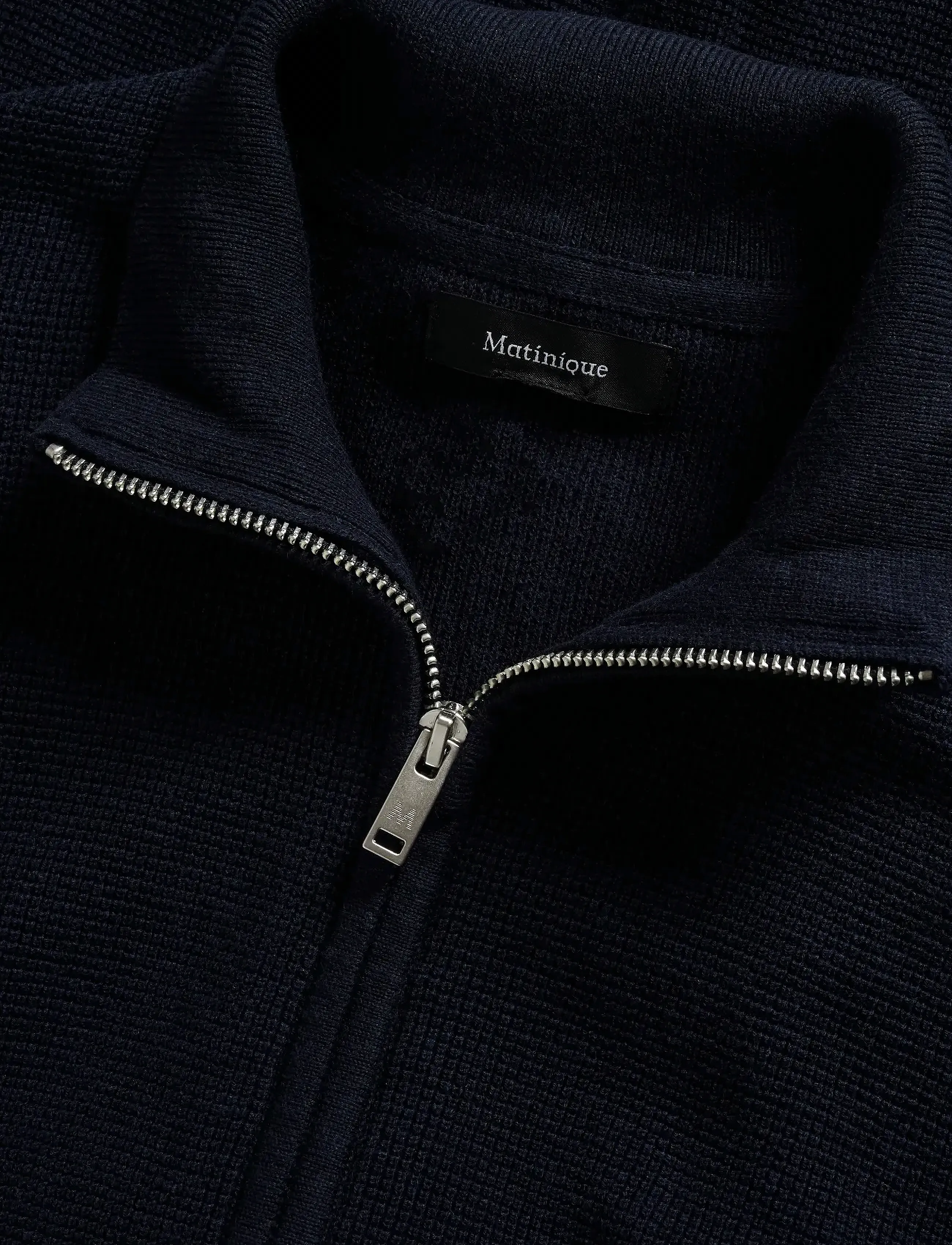 Matinique - MAlagoon Cardigan - fullzip strik - dark navy melange - 5