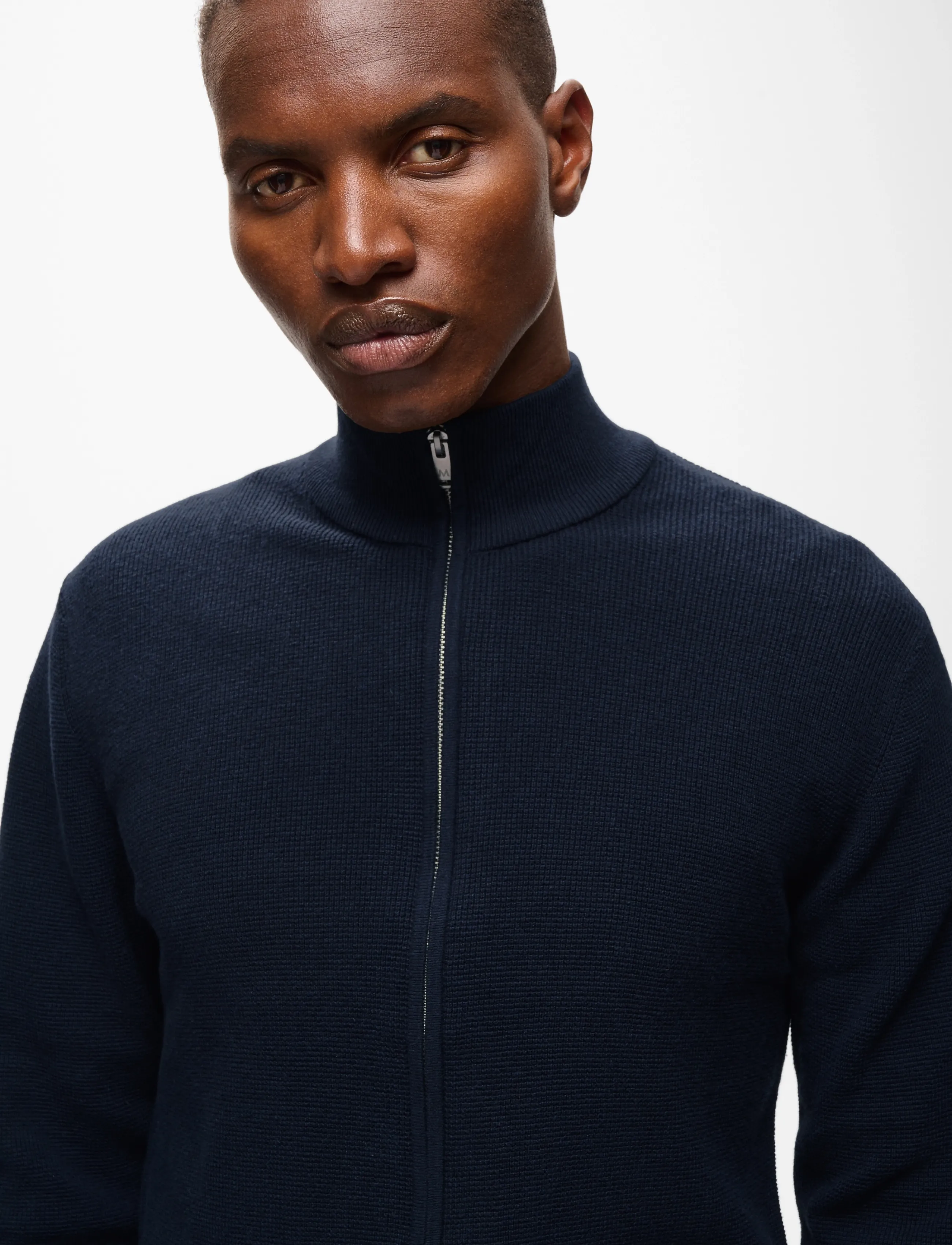 Matinique - MAlagoon Cardigan - fullzip strik - dark navy melange - 4