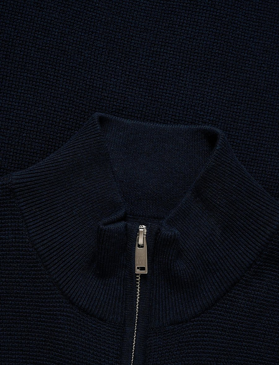 Matinique - MAlagoon Cardigan - fullzip strik - dark navy melange - 5