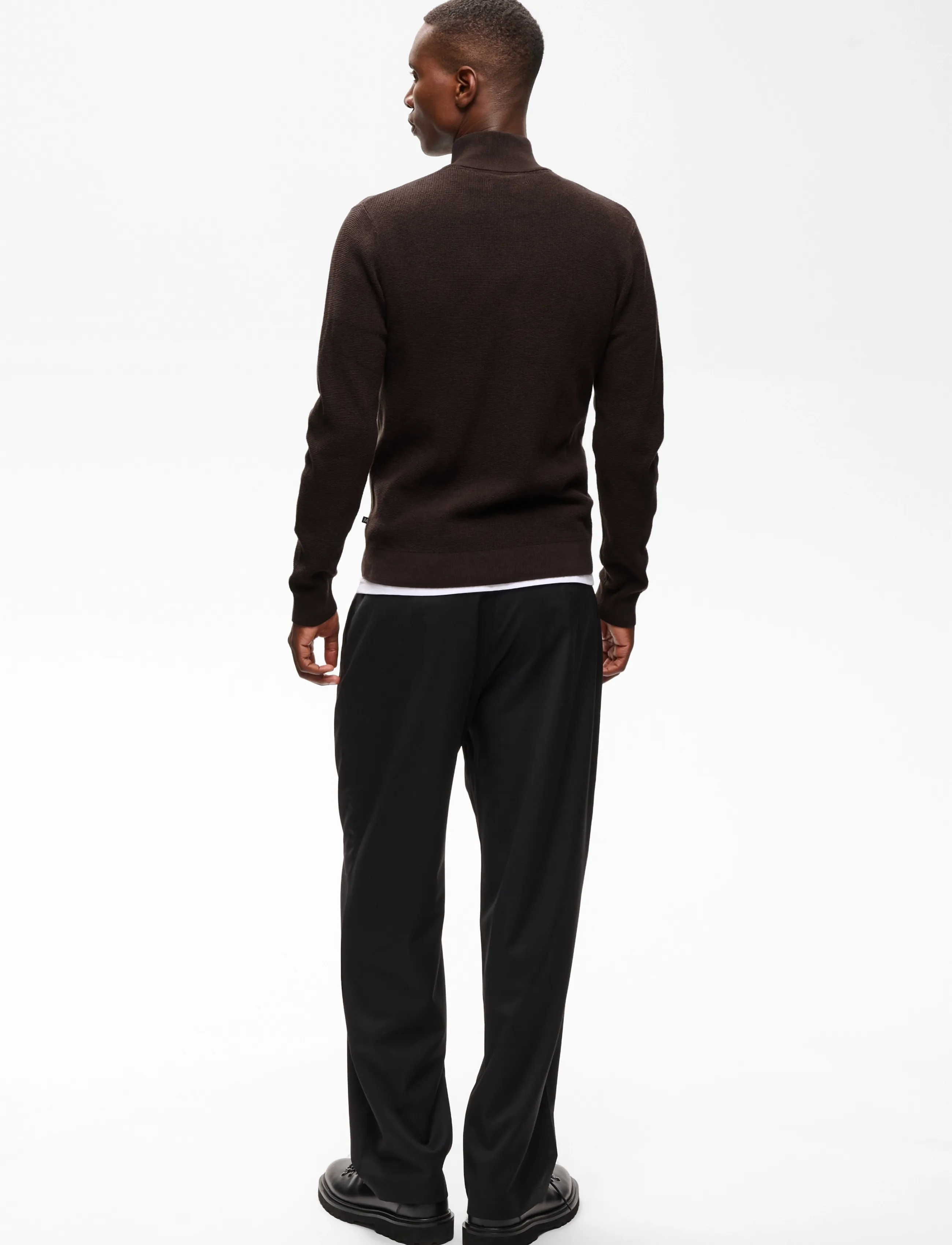 Matinique - MAlagoon Cardigan - fullzip strik - ganache - 4