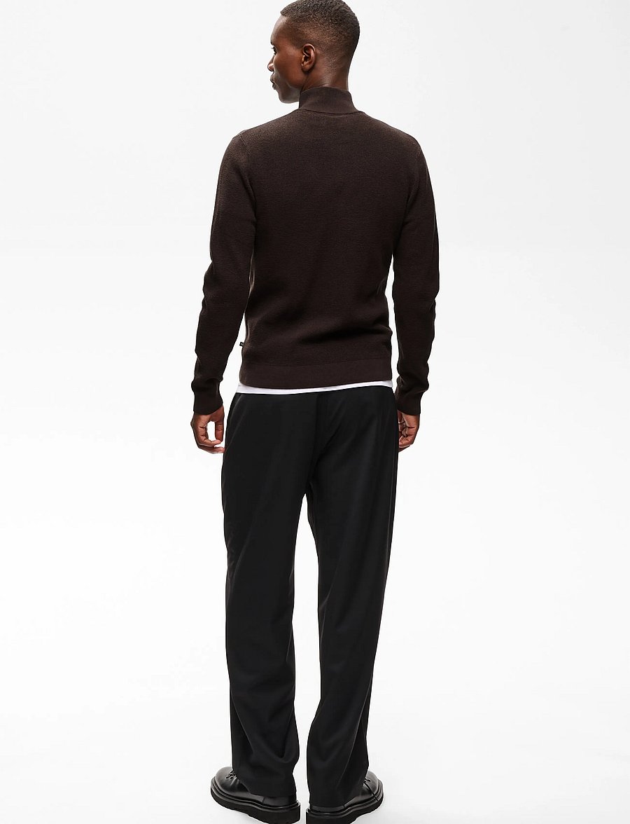 Matinique - MAlagoon Cardigan - fullzip strik - ganache - 4