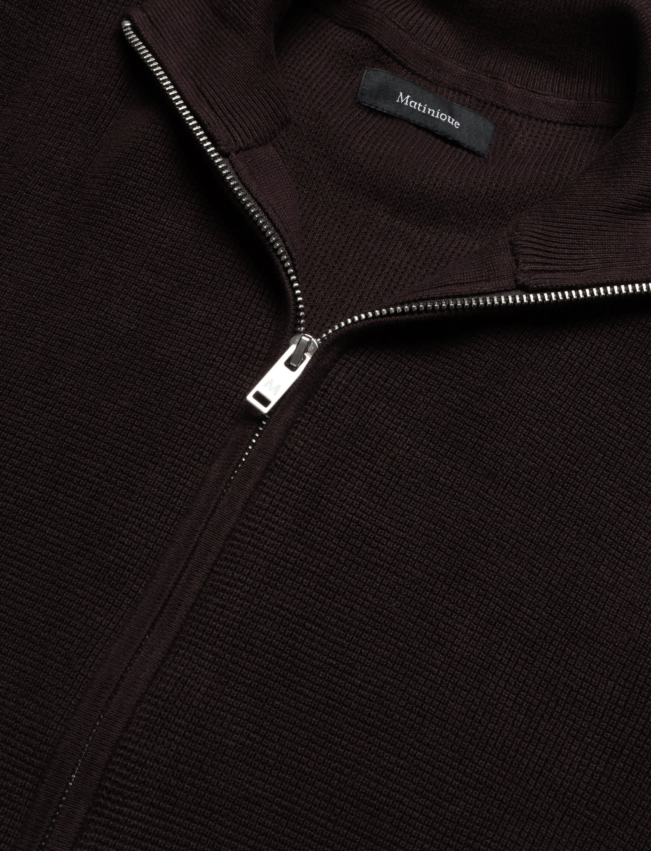 Matinique - MAlagoon Cardigan - pullover mit durchgehendem reißverschluss - ganache - 2
