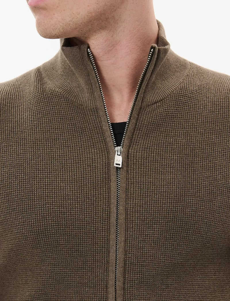 Matinique - MAlagoon Cardigan - pullover mit durchgehendem reißverschluss - morel melange - 4