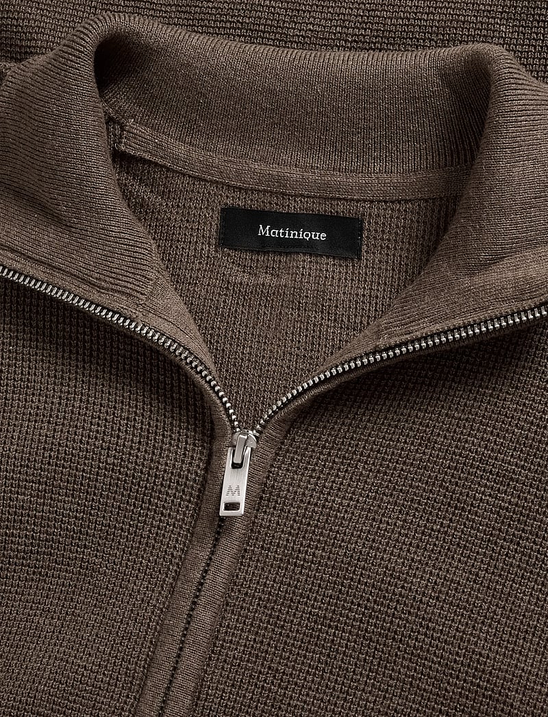 Matinique - MAlagoon Cardigan - pullover mit durchgehendem reißverschluss - morel melange - 5