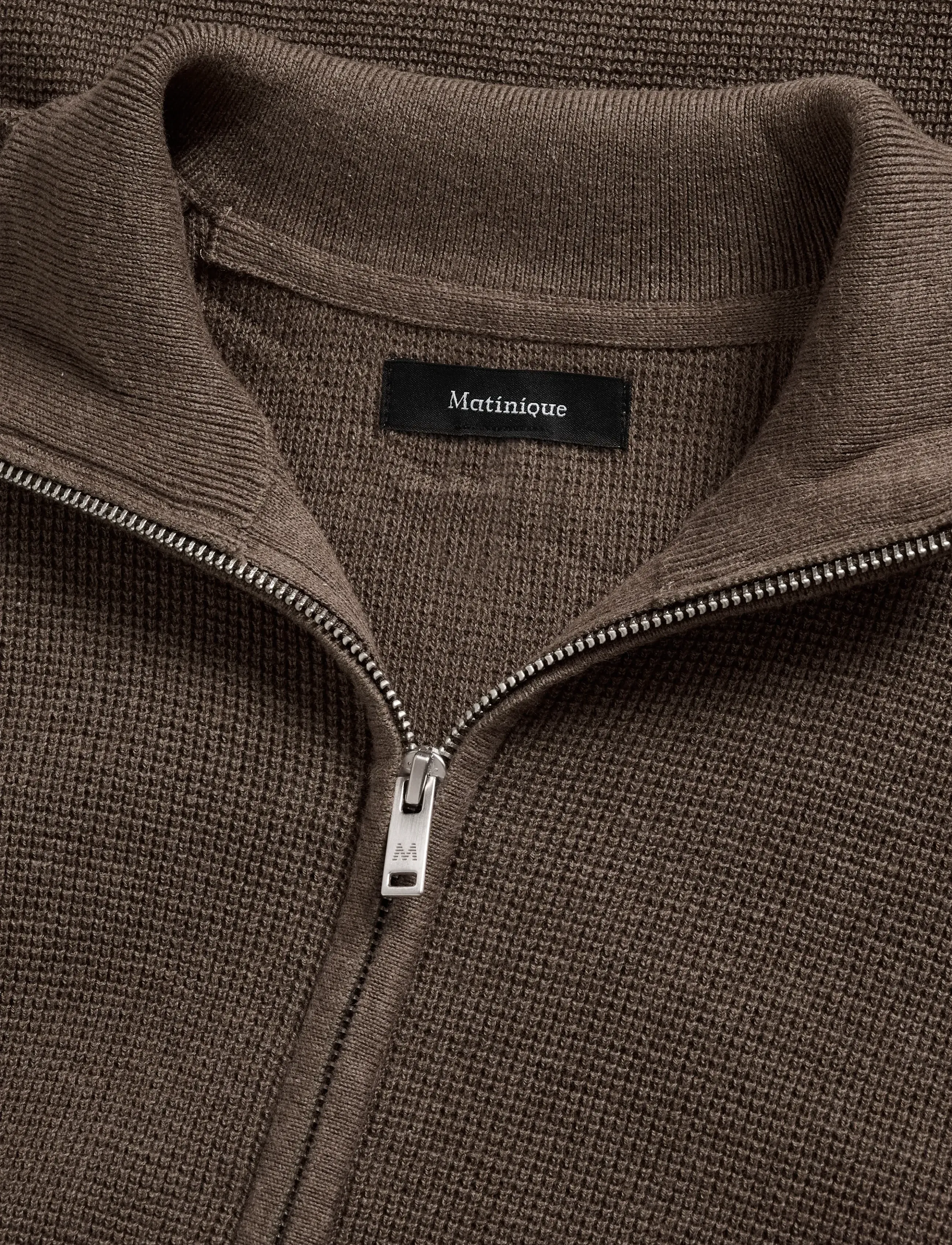 Matinique - MAlagoon Cardigan - fullzip strik - morel melange - 5