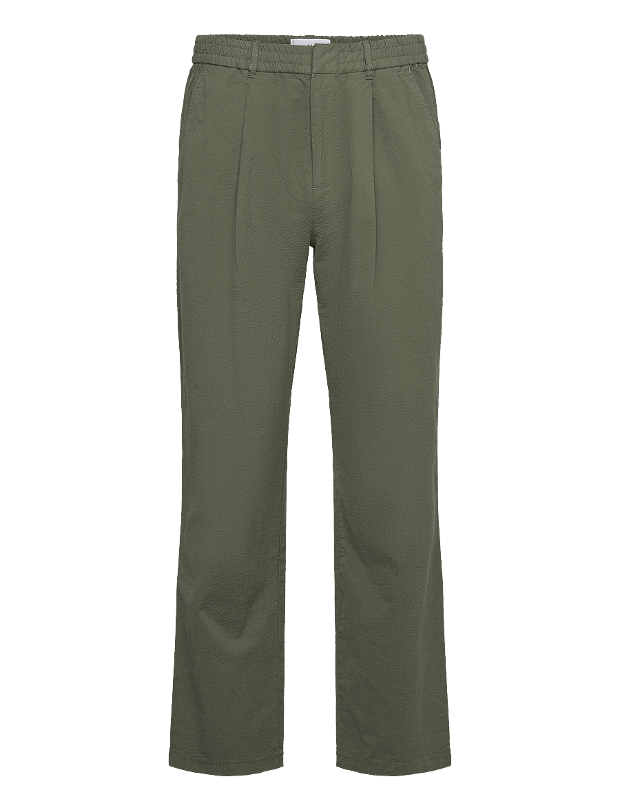 Matinique - MAfisher Pant 73 - casual trousers - thyme - 0