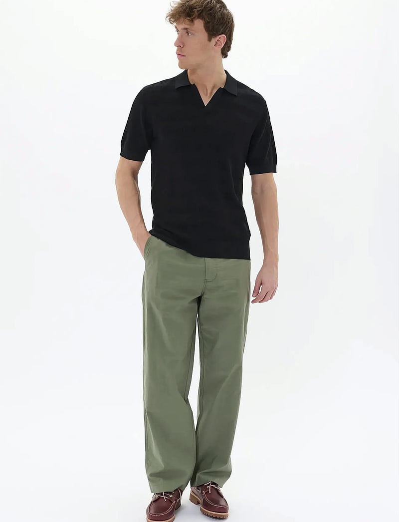 Matinique - MApolo V Heritage - knitted polos - black - 3