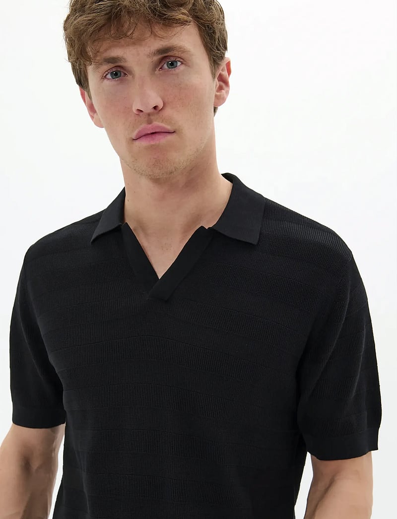 Matinique - MApolo V Heritage - knitted polos - black - 5