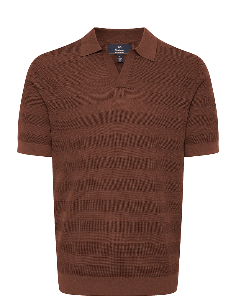 Matinique - MApolo V Heritage - gestrickte polohemden - nut - 1