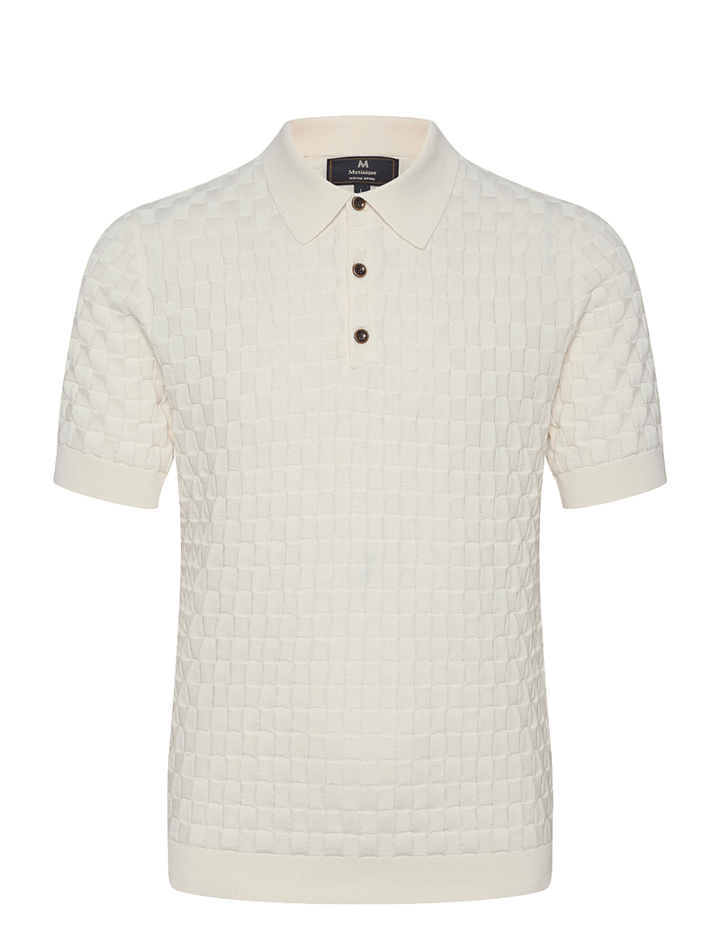 Matinique - MApolo BB Heritage - knitted polos - off white - 1