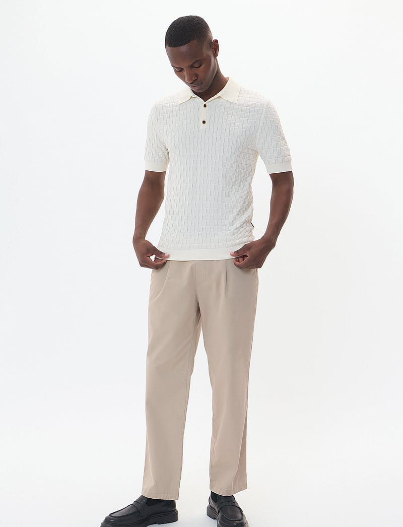 Matinique - MApolo BB Heritage - knitted polos - off white - 2