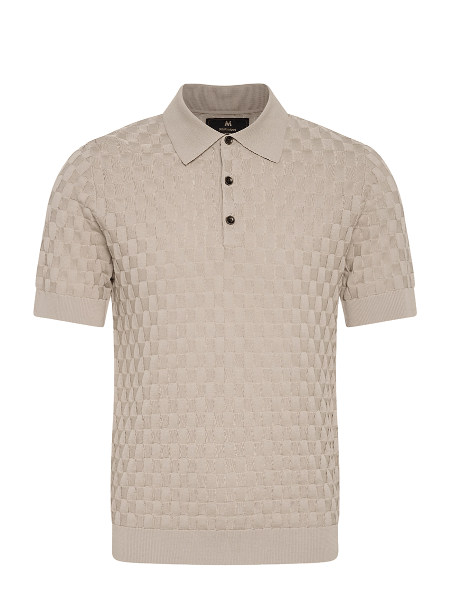 Matinique - MApolo BB Heritage - knitted polos - plaza taupe - 1