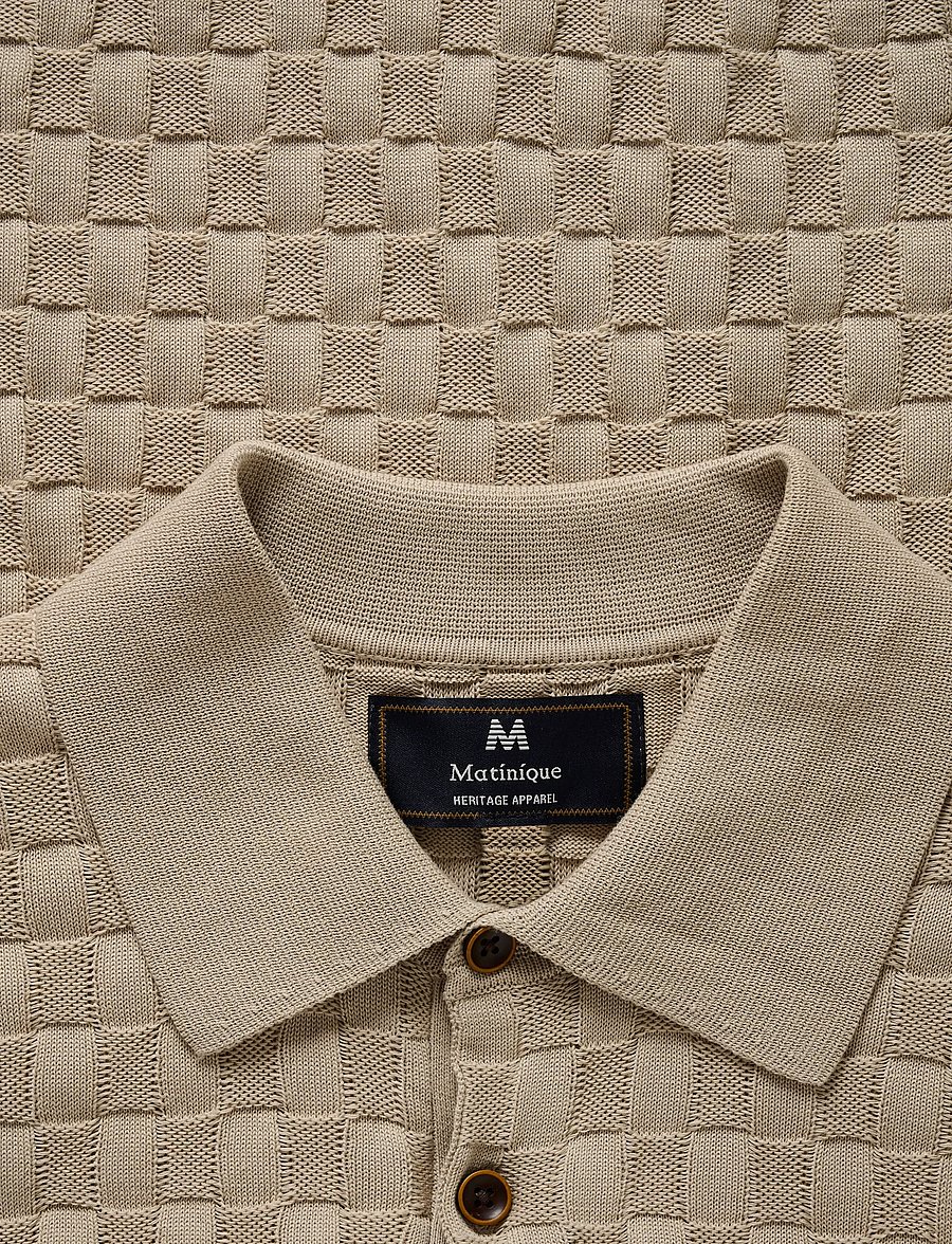 Matinique - MApolo BB Heritage - knitted polos - plaza taupe - 5